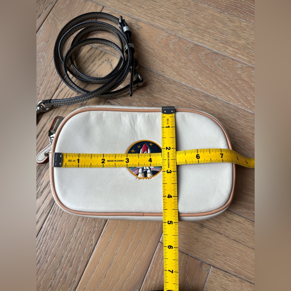 COACH Crossbody Clutch With Embossed Rocket Shuttle - Picture 16 of 16